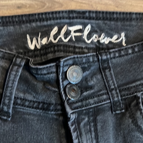 Wallflower Black Skinny Jeans Size 5 - Picture 2 of 4
